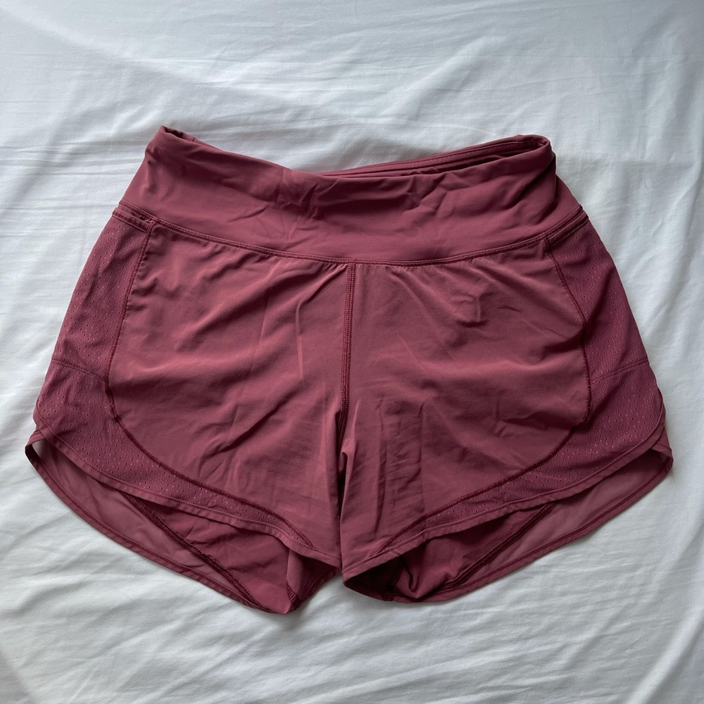 Lululemon running shorts high waisted
